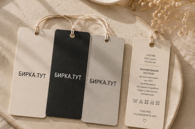 Навесные бирки